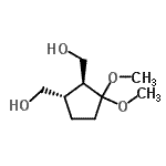 CAS#: 183594-37-8， [(1S,2S)-3,3-Dimethoxy-1,2-Cyclopentanediyl]Dimethanol