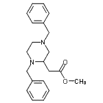 CAS#: 183742-32-7， Methyl (1,4-Dibenzyl-2-Piperazinyl)Acetate