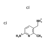CAS#: 183853-59-0， 5-(Ammoniomethyl)-6-Methyl-2-Pyridinaminium Dichloride
