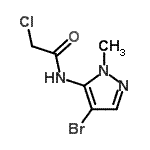 CAS#: 183988-30-9， N-(4-Bromo-1-Methyl-1H-Pyrazol-5-Yl)-2-Chloroacetamide