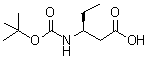 CAS#: 183990-48-9， (3S)-3-({[(2-Methyl-2-Propanyl)Oxy]Carbonyl}Amino)Pentanoic Acid