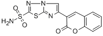 CAS#: 183999-59-9， 6-(2-Oxochromen-3-Yl)Imidazo[1,2-d][1,3,4]Thiadiazole-2-Sulfonamide