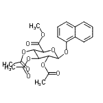 CAS#: 18404-55-2， Methyl 1-Naphthyl 2,3,4-Tri-O-Acetylhexopyranosiduronate