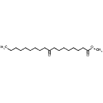 structure of CAS# 1842-70-2, Methyl 9-Oxooctadecanoate;9-keto-octadecanoic acid methyl ester;9-OXOOCTADECANOIC ACID METHYL ESTER;Methyl 10-oxooctadecanoate