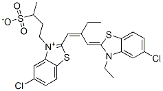 CAS#: 18426-55-6， 5-Chloro-2-[2-[(5-Chloro-3-Ethyl-3H-Benzothiazol-2-Ylidene)Methyl]But-1-Enyl]-3-(3-Sulphonatobutyl)Benzothiazolium inner salt