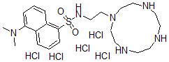 CAS#: 184537-03-9， 5-(Dimethylamino)-N-[2-(1,4,7,10-Tetraazacyclododec-1-Yl)Ethyl]-1-Naphthalenesulfonamide Hydrochloride(1:5)