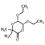 CAS#: 184761-16-8， (5S,6R)-5,6-Diethoxy-3,3-Dimethyl-1,4-Dioxan-2-One