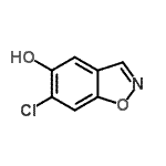CAS#: 184766-64-1， 6-Chloro-1,2-Benzoxazol-5-Ol