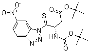 CAS#: 184951-90-4， (betaS)-beta-[[(1,1-Dimethylethoxy)Carbonyl]Amino]-6-Nitro-gamma-Thioxo-1H-Benzotriazole-1-Butanoic Acid 1,1-Dimethylethylester