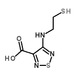 CAS#: 185116-26-1， 4-[(2-Sulfanylethyl)Amino]-1,2,5-Thiadiazole-3-Carboxylic Acid