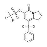 CAS#: 185198-44-1， 5-Oxo-8-(Phenylsulfonyl)-1,2,3,5-Tetrahydro-6-Indolizinyl Trifluoromethanesulfonate