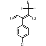 CAS#: 185389-58-6， (2E)-3-Chloro-2-(4-Chlorophenyl)-4,4,4-Trifluoro-2-Butenal