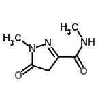 CAS#: 185451-38-1， N,1-Dimethyl-5-Oxo-4,5-Dihydro-1H-Pyrazole-3-Carboxamide