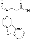结构式 CAS# 185672-77-9, (4E)-4-(二苯并[b,d]呋喃-2-基)-4-(羟基亚胺)丁酸