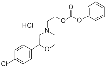 CAS#: 185759-05-1， 2-[2-(4-Chlorophenyl)Morpholin-4-Yl]Ethyl Phenyl Carbonate Hydrochloride