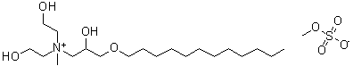 CAS#: 18602-17-0， [3-(Dodecyloxy)-2-Hydroxypropyl]Bis(2-Hydroxyethyl)Methylammonium Methyl Sulphate
