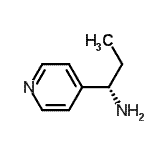 CAS#: 186029-03-8， (1S)-1-(4-Pyridinyl)-1-Propanamine