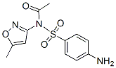 结构式 CAS# 18607-98-2, N-[(4-氨基苯基)磺酰基]-N-(5-甲基异恶唑-3-基)乙酰胺