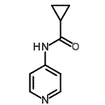 CAS#: 186253-90-7， N-(4-Pyridinyl)Cyclopropanecarboxamide