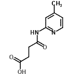 CAS#: 186320-23-0， 4-[(4-Methyl-2-Pyridinyl)Amino]-4-Oxobutanoic Acid