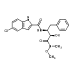 CAS#: 186392-43-8， 5-Chloro-N-{(2S,3R)-3-Hydroxy-4-[Methoxy(Methyl)Amino]-4-Oxo-1-Phenyl-2-Butanyl}-1H-Indole-2-Carboxamide