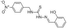 CAS#: 186453-54-3， 1-[(4-Nitrophenyl)Methyl]-3-[[(E)-(6-Oxo-1-Cyclohexa-2,4-Dienylidene)Methyl]Amino]Thiourea