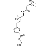 CAS#: 186521-38-0， Ethyl 5-[3-Hydroxy-4-({[(2-Methyl-2-Propanyl)Oxy]Carbonyl}Amino)Butyl]-2-Thiophenecarboxylate