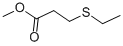 structure of CAS# 18673-13-7, Methyl 3-Ethylsulfanylpropanoate;3-(Ethylthio)Propanoic Acid Methyl Ester;3-(Ethylthio)Propionic Acid Methyl Ester;Nsc46447