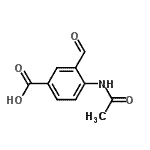 CAS#: 186800-77-1， 4-Acetamido-3-formylbenzoic acid