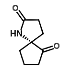 CAS#: 187106-15-6， (5R)-1-Azaspiro[4.4]Nonane-2,6-Dione