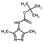 CAS#: 187145-70-6， 2-Methyl-2-Propanyl (3,5-Dimethyl-4H-1,2,4-Triazol-4-Yl)Carbamate