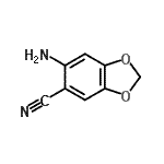 CAS#: 187164-87-0， 6-Amino-1,3-Benzodioxole-5-Carbonitrile
