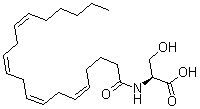 CAS#: 187224-29-9， N-[(5Z,8Z,11Z,14Z)-1-Oxo-5,8,11,14-Eicosatetraen-1-Yl]-L-Serine