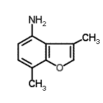 CAS#: 187268-00-4， 3,7-Dimethyl-1-Benzofuran-4-Amine