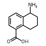 CAS#: 187389-66-8， 5-Amino-5,6,7,8-Tetrahydro-1-Naphthalenecarboxylic Acid