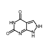 CAS#: 187486-06-2， 2H-Pyrazolo[3,4-d]Pyrimidine-4,6(5H,7H)-Dione