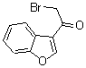 结构式 CAS# 187657-92-7, 1-(3-苯并呋喃基)-2-溴-乙酮