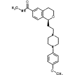 CAS#: 187665-60-7， (1S)-1-{2-[4-(4-Methoxyphenyl)-1-Piperazinyl]Ethyl}-N-Methyl-3,4-Dihydro-1H-Isochromene-6-Carboxamide