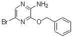 结构式 CAS# 187973-44-0, 5-溴-3-(苯基甲氧基)-2-吡嗪胺