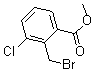 结构式 CAS# 188187-03-3, 2-(溴甲基)-3-氯-苯甲酸甲酯