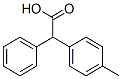 structure of CAS# 1882-56-0, Phenyl(p-Tolyl)Acetic Acid;2-(4-Methylphenyl)-2-Phenyl-Acetic Acid;2-(4-Methylphenyl)-2-Phenyl-Ethanoic Acid;4-09-00-02541 (Beilstein Handbook Reference)