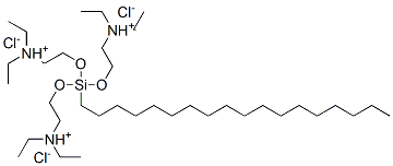 CAS#: 18843-93-1， 2,2''',2''''''-[(Octadecylsilylidyne)Trioxy]Tris(Triethylammonium) Trichloride
