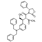 CAS#: 188559-10-6， (2S)-2-{(1S)-1-[3-(Dibenzylamino)Phenyl]Propyl}-1-[(4R)-2-Oxo-4-Phenyl-1,3-Oxazolidin-3-Yl]-1,3-Butanedione