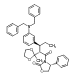 CAS#: 188559-29-7， (4R)-3-[(2S,3S)-3-[3-(Dibenzylamino)Phenyl]-2-(2-Methyl-1,3-Dioxolan-2-Yl)Pentanoyl]-4-Phenyl-1,3-Oxazolidin-2-One