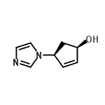 CAS#: 188637-56-1， (1R,4S)-4-(1H-Imidazol-1-Yl)-2-Cyclopenten-1-Ol