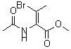 CAS 登录号：188656-16-8， (2Z)-2-乙酰氨基-3-溴-2-丁烯酸甲酯