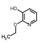 structure of CAS# 188670-05-5, 2-Ethoxy-3-Pyridinol;2-Ethoxy-3-hydroxypyridine;2-Ethoxy-3-pyridinol;2-Ethoxypyridin-3-ol