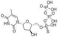 CAS 登录号：18883-94-8， 胸苷5'-O-(1-硫代三磷酸酯)