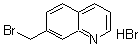 structure of CAS# 188874-61-5, 7-(Bromomethyl)-Quinoline Hydrobromide (1:1);7-(Bromomethyl)Quinoline Hydrobromide