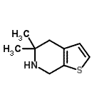 CAS#: 189019-45-2， 5,5-Dimethyl-4,5,6,7-Tetrahydrothieno[2,3-c]Pyridine